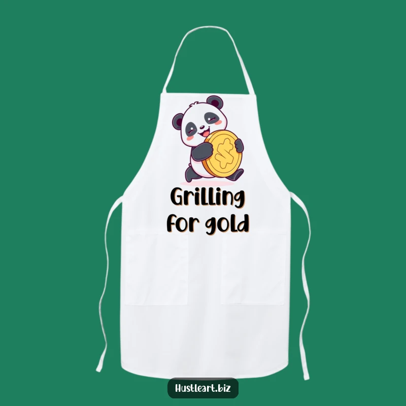 Funny Panda Coin Apron: Kitchen Fortune & Fun, Perfect Funny Gift