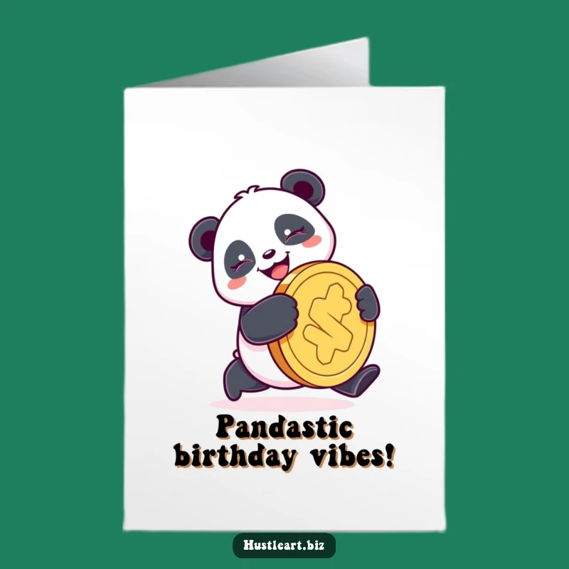 Free Printable Panda Birthday Card: Lucky Downloadable Gift for a Prosperous Year