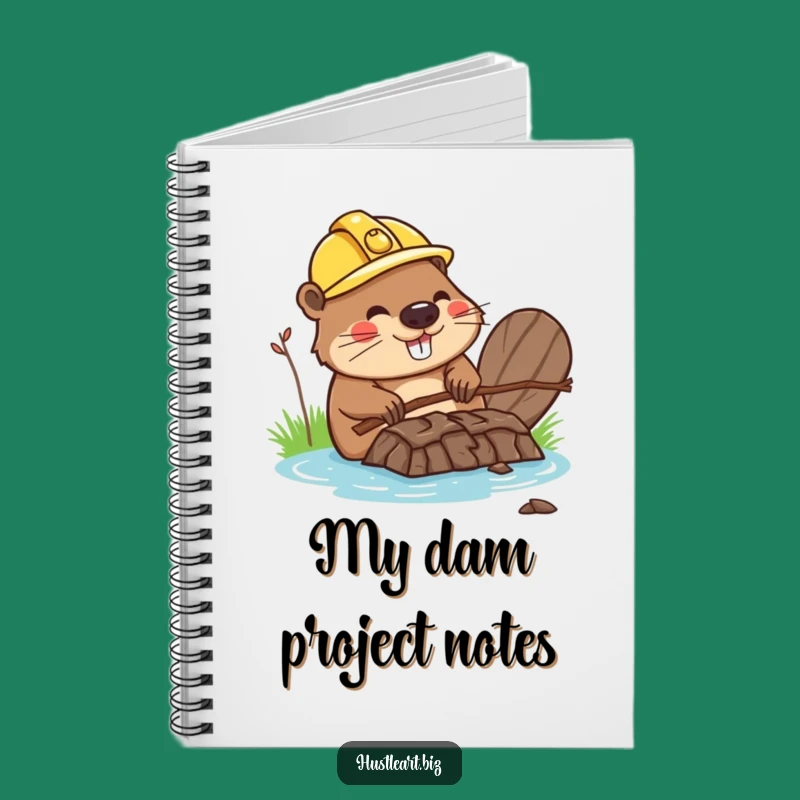 Funny Beaver Planner Notebook: Happy Builder's Funny Gift for Projects!