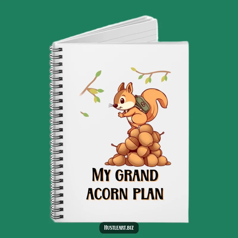 Funny Squirrel Planner Notebook: Determined Acorn Climber's Funny Gift for Goals!