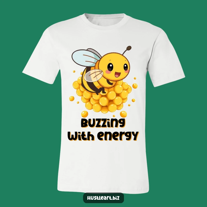 Funny Busy Bee T-Shirt: Energetic Honeycomb Worker's Hilarious Tee!