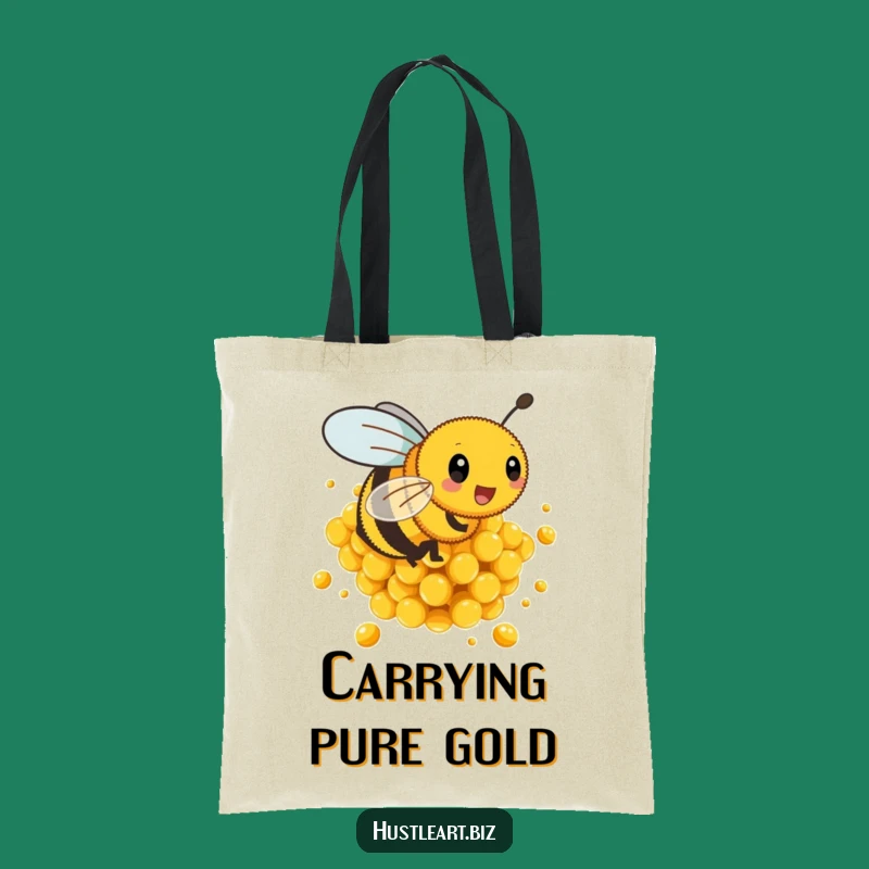 Funny Busy Bee Tote Bag: Carry Your Sweetness and Laughs!